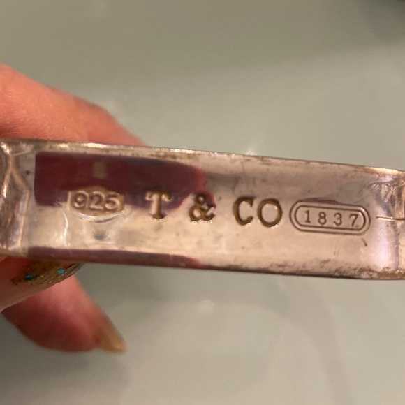 Tiffany square bangle bracelet - Picture 2 of 3